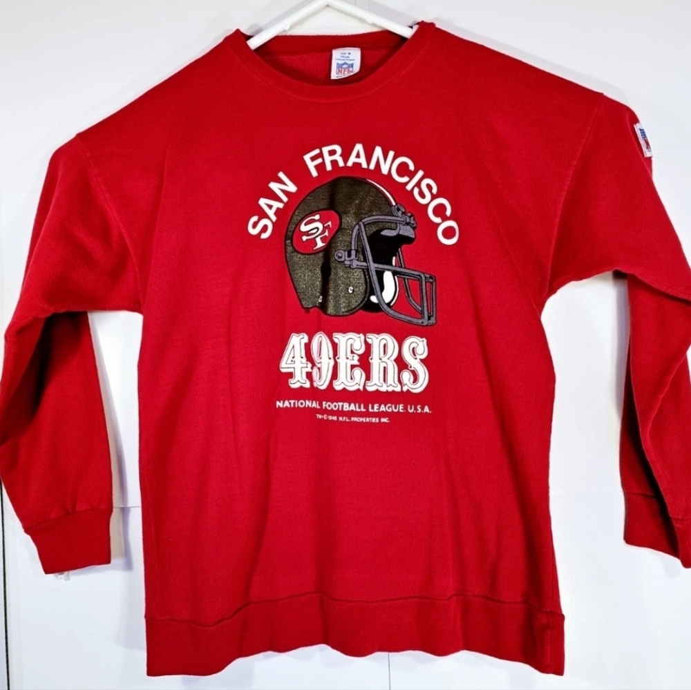 Vintage NFL x San Fransisco 49ers Medium Sweater Red 1946 NFL Properties USA